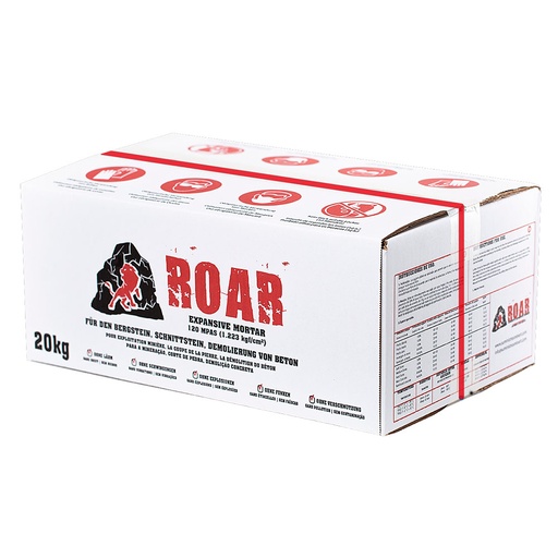 Caja de 20 KG de Cemento Expansivo Roar TIPO 1 (20º / 40º)  VERANO