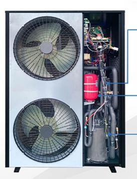 Aerotermia de 20 KW DC Monoblock NLBKDX50-200II/R