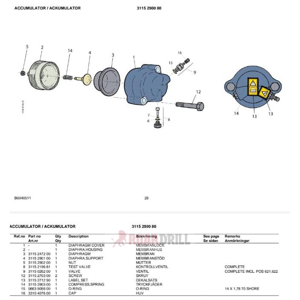 MEMBRANA ALTA (HAMMER COP1838 HE) fig 3