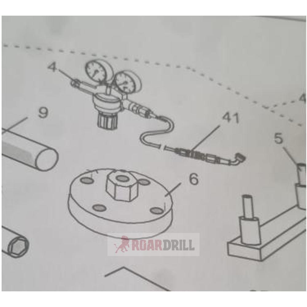 MANGUERA UNIÓN - HOSE ASSEMBLY (HL 800 650 700)