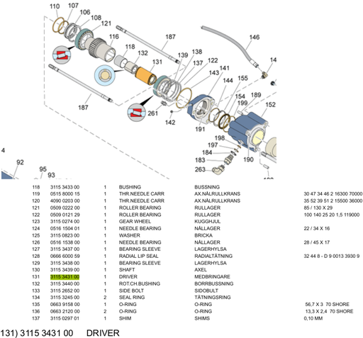 [14-3115343100] DRIVER COP2560EX