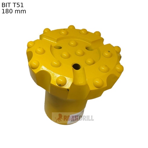 [11-1433-180T51-1216_0916-45-51 151180AZ0916S] BIT T51 Dm:178mm Face:A Botton: (E09D16+I12D16) Semibalistic