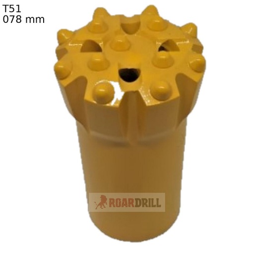 [11-1433-78T51-512/812-45-51 151078AZ0811S] BIT T51 Dm:78mm Face:A Botton: (E8D12+I5D12) SBALI