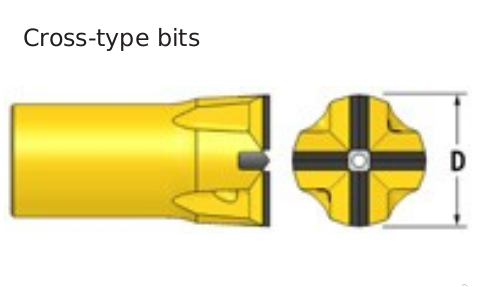 [11-151-1221-89T51-36_10-42-23] BIT T51 Dm:89 mm Face: Cross