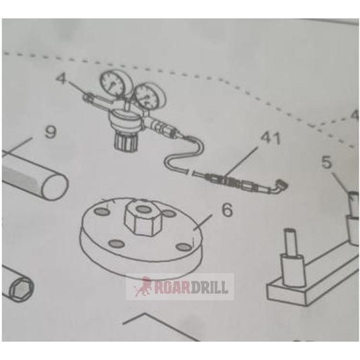 [41  15228008] MANGUERA UNIÓN - HOSE ASSEMBLY (HL 800 650 700)