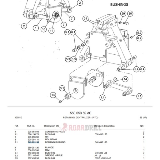 [04563188] BEARING BUSHING