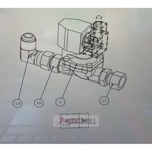 [55002745] AIRE VALVULE cha 660 n serie 95AT394 FIG 1