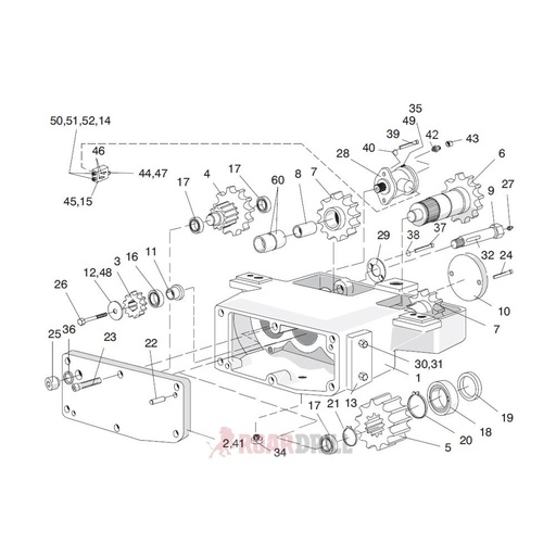 [14-13841248] 13841248 FLANGE ASSY